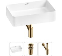 Комплект Wellsee 3 в 1 Lavinia Boho Bathroom Sink накладная раковина 55x37 см 20215229R