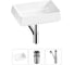 Комплект Wellsee 3 в 1 Lavinia Boho Bathroom Sink накладная раковина 50x38 см 20215432R 1