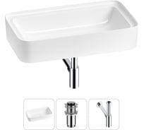 Комплект Wellsee 3 в 1 Lavinia Boho Bathroom Sink накладная раковина 75x40 см 20215336R