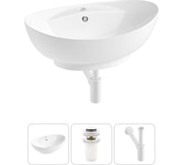 Комплект Wellsee 3 в 1 Lavinia Boho Bathroom Sink накладная раковина 59x39 см 20215150R