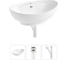 Комплект Wellsee 3 в 1 Lavinia Boho Bathroom Sink накладная раковина 59x39 см 20215150R 1