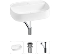 Комплект Wellsee 3 в 1 Lavinia Boho Bathroom Sink накладная раковина 55x40 см 20215496R