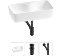 Комплект Wellsee 3 в 1 Lavinia Boho Bathroom Sink накладная раковина 54x30 см 20215276R