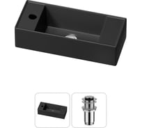 Комплект Wellsee 2 в 1 Lavinia Boho Bathroom Sink накладная/подвесная раковина 43x18 см 20216289R