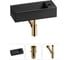 Комплект Wellsee 3 в 1 Lavinia Boho Bathroom Sink накладная/подвесная раковина 43x18 см 20216266R 1