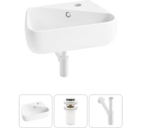 Комплект Wellsee 3 в 1 Lavinia Boho Bathroom Sink накладная/подвесная раковина 44x27 см 20216616R