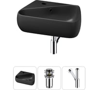 Комплект Wellsee 3 в 1 Lavinia Boho Bathroom Sink накладная/подвесная раковина 44x27 см 20216600R