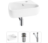 Комплект Wellsee 3 в 1 Lavinia Boho Bathroom Sink накладная/подвесная раковина 44x27 см 20216613R