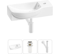Комплект Wellsee 3 в 1 Lavinia Boho Bathroom Sink накладная/подвесная раковина 45x24 см 20216112R