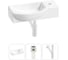 Комплект Wellsee 3 в 1 Lavinia Boho Bathroom Sink накладная/подвесная раковина 45x24 см 20216112R 1