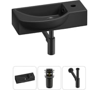 Комплект Wellsee 3 в 1 Lavinia Boho Bathroom Sink накладная/подвесная раковина 45x24 см 20216125R