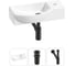 Комплект Wellsee 3 в 1 Lavinia Boho Bathroom Sink накладная/подвесная раковина 45x24 см 20216110R 1