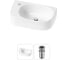 Комплект Wellsee 2 в 1 Lavinia Boho Bathroom Sink накладная/подвесная раковина 40x22 см 20216329R 1