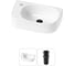 Комплект Wellsee 2 в 1 Lavinia Boho Bathroom Sink накладная/подвесная раковина 40x22 см 20216330R 1