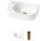 Комплект Wellsee 2 в 1 Lavinia Boho Bathroom Sink накладная/подвесная раковина 40x22 см 20216331R 1