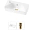 Комплект Wellsee 2 в 1 Lavinia Boho Bathroom Sink накладная/подвесная раковина 40x22 см 20216443R 1