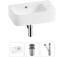 Комплект Wellsee 3 в 1 Lavinia Boho Bathroom Sink накладная/подвесная раковина 45x27 см 20216501R