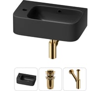 Комплект Wellsee 3 в 1 Lavinia Boho Bathroom Sink накладная/подвесная раковина 45x27 см 20216490R