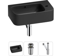 Комплект Wellsee 3 в 1 Lavinia Boho Bathroom Sink накладная/подвесная раковина 45x27 см 20216516R
