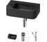 Комплект Wellsee 3 в 1 Lavinia Boho Bathroom Sink накладная/подвесная раковина 45x27 см 20216488R 1