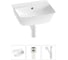 Комплект Wellsee 3 в 1 Lavinia Boho Bathroom Sink накладная/подвесная раковина 45x40 см 20216756R 1