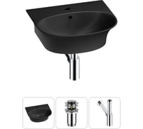 Комплект Wellsee 3 в 1 Lavinia Boho Bathroom Sink накладная/подвесная раковина 46x41 см 20216684R