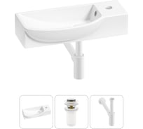 Комплект Wellsee 3 в 1 Lavinia Boho Bathroom Sink накладная/подвесная раковина 50x24 см 20216168R