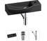Комплект Wellsee 3 в 1 Lavinia Boho Bathroom Sink накладная/подвесная раковина 50x24 см 20216180R 1