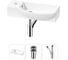 Комплект Wellsee 3 в 1 Lavinia Boho Bathroom Sink накладная/подвесная раковина 50x24 см 20216137R 1