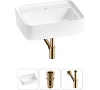 Комплект Wellsee 3 в 1 Lavinia Boho Bathroom Sink накладная/подвесная раковина 50x40 см 20215322R
