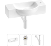 Комплект Wellsee 3 в 1 Lavinia Boho Bathroom Sink накладная/подвесная раковина 53x25 см 20216224R