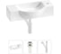 Комплект Wellsee 3 в 1 Lavinia Boho Bathroom Sink накладная/подвесная раковина 53x25 см 20216224R 1