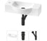 Комплект Wellsee 3 в 1 Lavinia Boho Bathroom Sink накладная/подвесная раковина 53x25 см 20216194R 1
