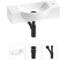 Комплект Wellsee 3 в 1 Lavinia Boho Bathroom Sink накладная/подвесная раковина 53x25 см 20216222R 1