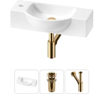 Комплект Wellsee 3 в 1 Lavinia Boho Bathroom Sink накладная/подвесная раковина 53x25 см 20216195R