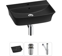 Комплект Wellsee 3 в 1 Lavinia Boho Bathroom Sink накладная/подвесная раковина 55x42 см 20216796R