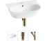 Комплект Wellsee 3 в 1 Lavinia Boho Bathroom Sink накладная/подвесная раковина 55x43 см 20216699R 1