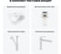 Комплект Wellsee 4 в 1 Lavinia Boho Bathroom Sink накладная/подвесная раковина 34x36 см 20216648R 9