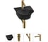 Комплект Wellsee 4 в 1 Lavinia Boho Bathroom Sink накладная/подвесная раковина 34x36 см 20216661R 1