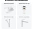 Комплект Wellsee 4 в 1 Lavinia Boho Bathroom Sink накладная/подвесная раковина 35x36 см 20216732R 12