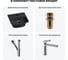 Комплект Wellsee 4 в 1 Lavinia Boho Bathroom Sink накладная/подвесная раковина 35x36 см 20216743R 12