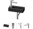 Комплект Wellsee 4 в 1 Lavinia Boho Bathroom Sink накладная/подвесная раковина 37x18 см 20215903R 1