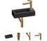 Комплект Wellsee 4 в 1 Lavinia Boho Bathroom Sink накладная/подвесная раковина 37x18 см 20215877R 1