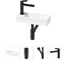 Комплект Wellsee 4 в 1 Lavinia Boho Bathroom Sink накладная/подвесная раковина 38x14 см 20215918R 1