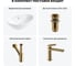 Комплект Wellsee 4 в 1 Lavinia Boho Bathroom Sink накладная раковина 59x39 см 20215153R 11