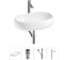Комплект Wellsee 4 в 1 Lavinia Boho Bathroom Sink накладная раковина 56x33 см 20215087R 1