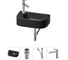 Комплект Wellsee 4 в 1 Lavinia Boho Bathroom Sink накладная/подвесная раковина 40x22 см 20216351R 1