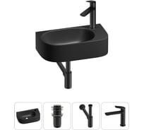 Комплект Wellsee 4 в 1 Lavinia Boho Bathroom Sink накладная/подвесная раковина 40x22 см 20216324R