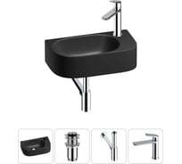 Комплект Wellsee 4 в 1 Lavinia Boho Bathroom Sink накладная/подвесная раковина 40x22 см 20216323R