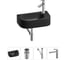 Комплект Wellsee 4 в 1 Lavinia Boho Bathroom Sink накладная/подвесная раковина 40x22 см 20216323R 1